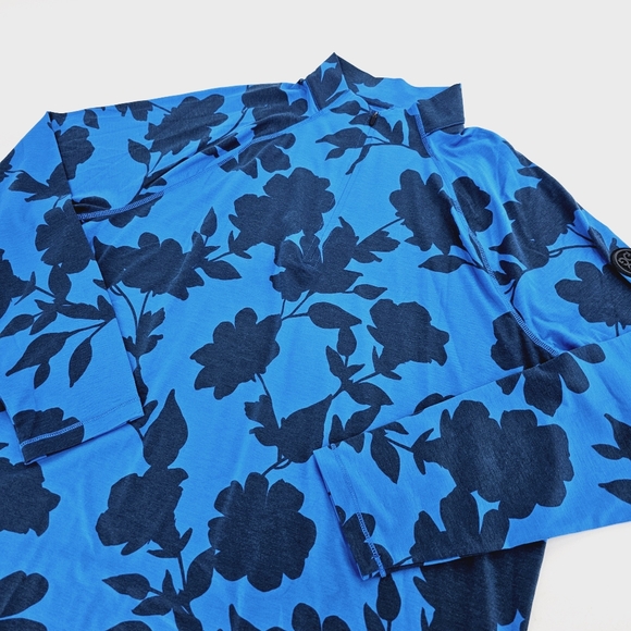G/FORE | Shirts | Gfore Luxe 4 Zip Golf Pullover Floral Mens Top | Poshmark